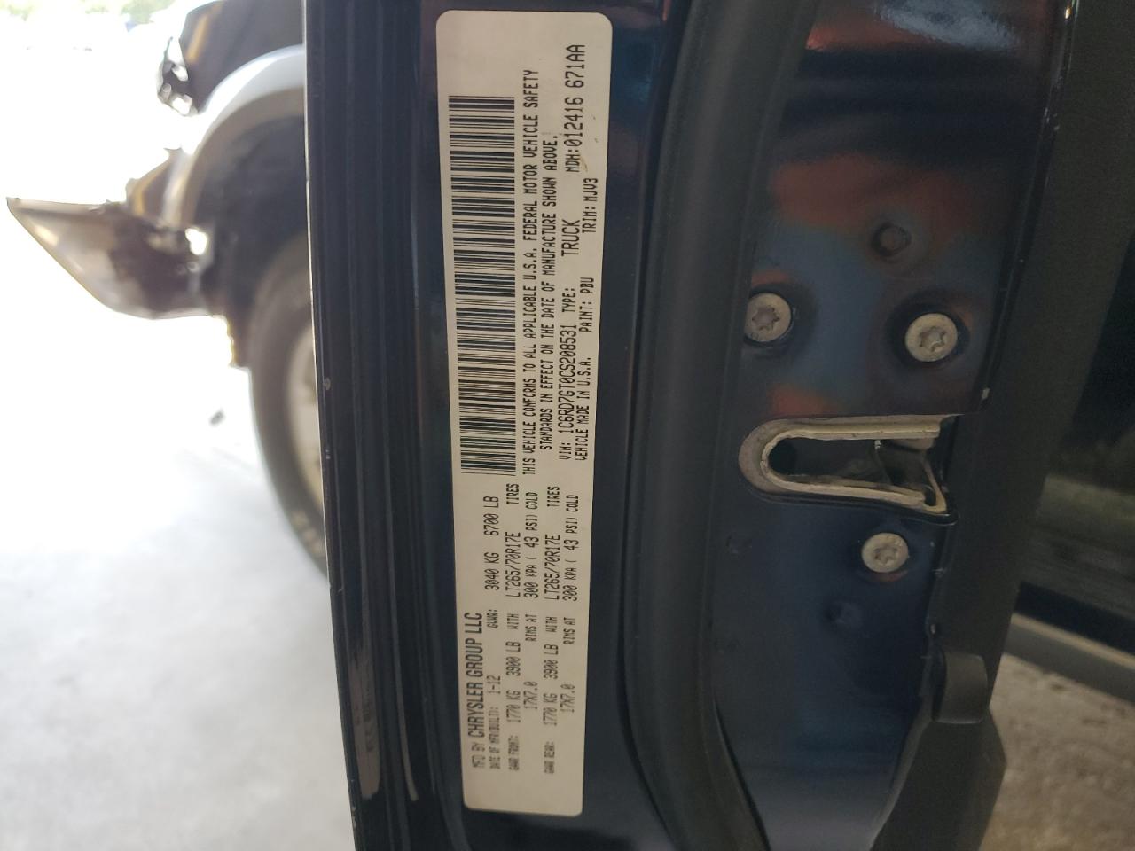 2012 Dodge Ram 1500 Slt VIN: 1C6RD7GT0CS208531 Lot: 71477725