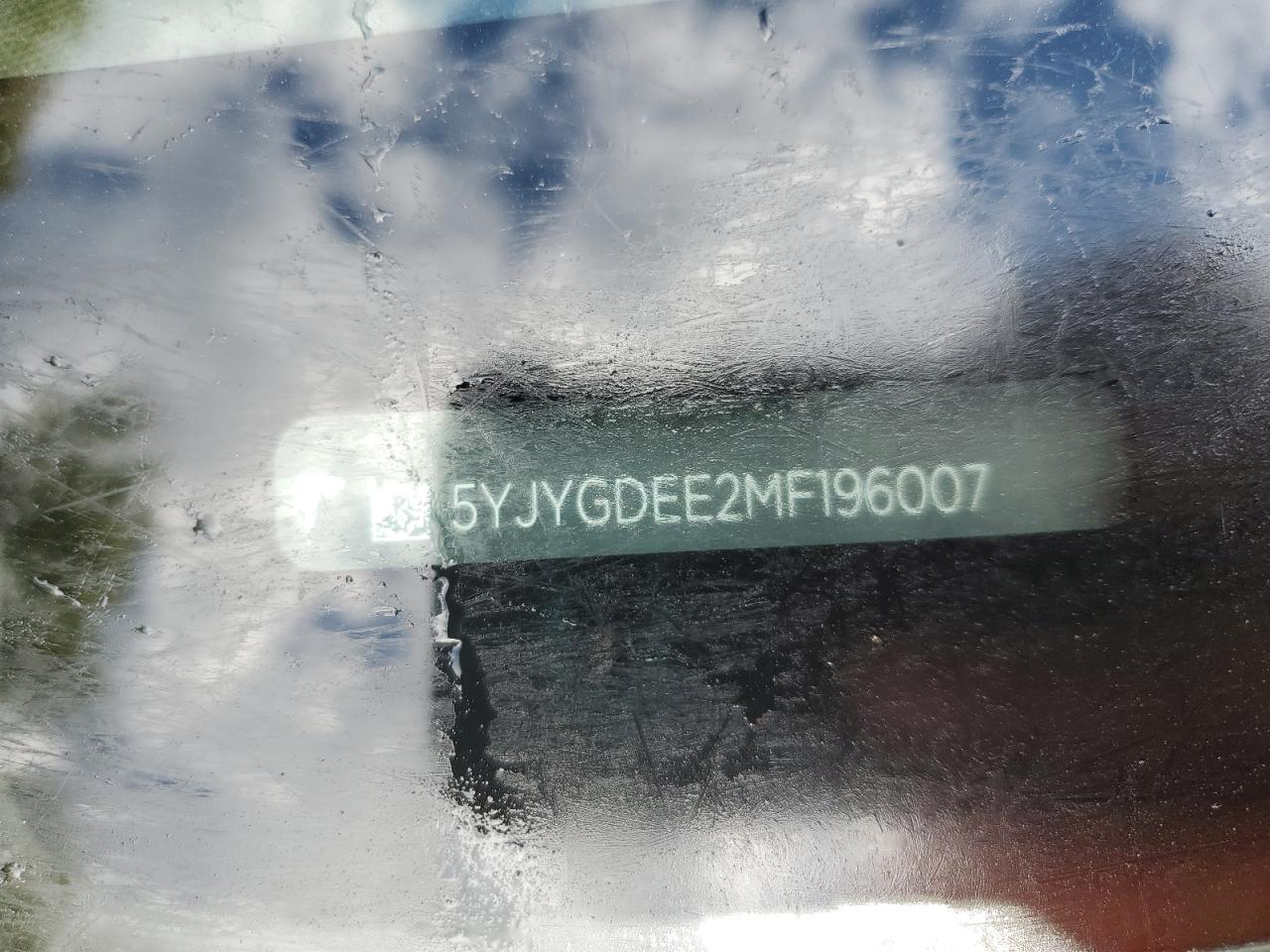 2021 Tesla Model Y VIN: 5YJYGDEE2MF196007 Lot: 81954555