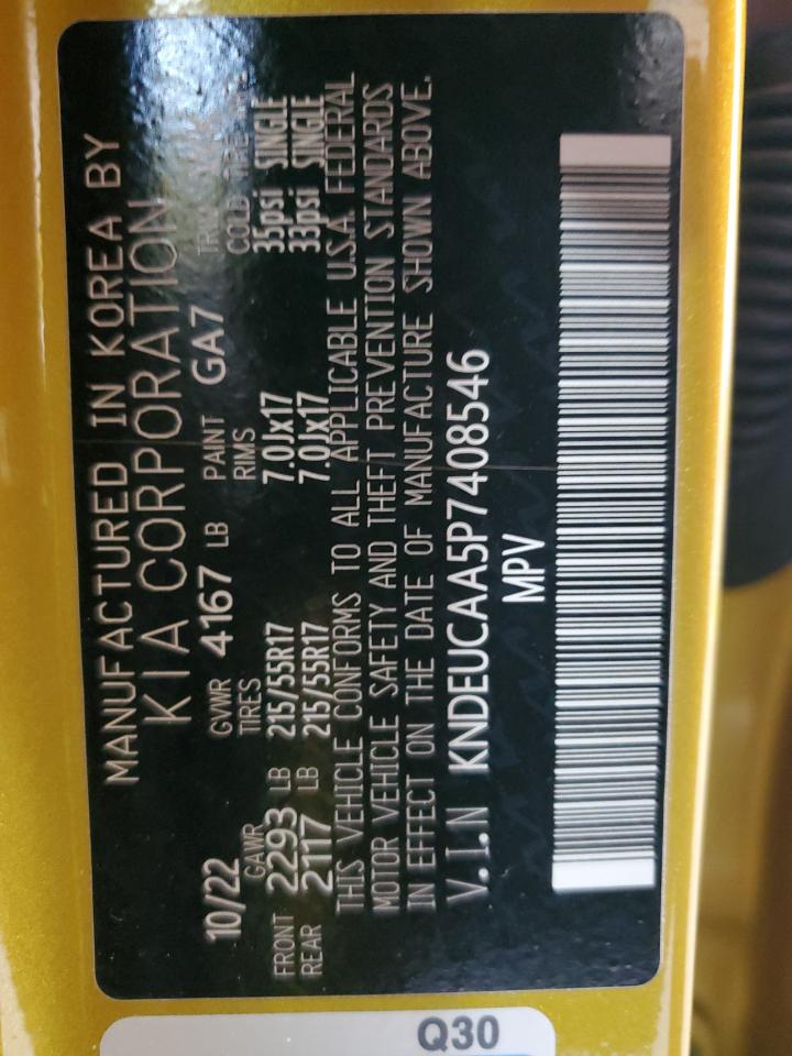 2023 Kia Seltos S VIN: KNDEUCAA5P7408546 Lot: 71680665