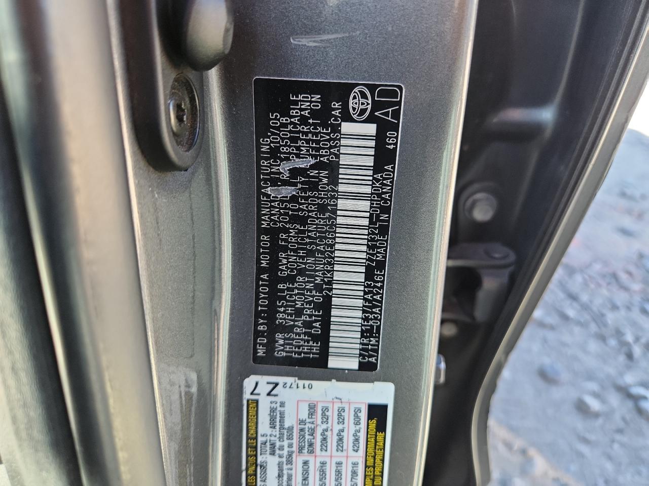 2006 Toyota Corolla Matrix Xr VIN: 2T1KR32E86C571632 Lot: 81184805