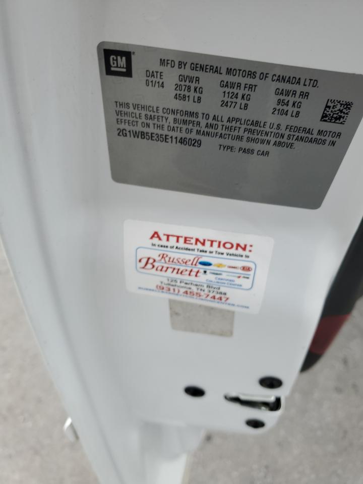 2014 Chevrolet Impala Limited Lt VIN: 2G1WB5E35E1146029 Lot: 82129105