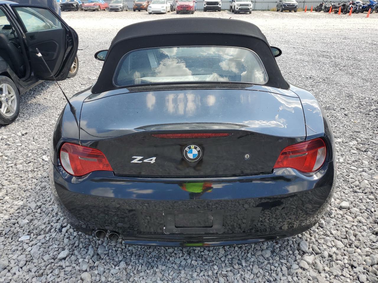 2007 BMW Z4 3.0 VIN: 4USBU33537LW71039 Lot: 80115065