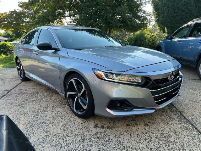 2021 HONDA ACCORD SPORT   for sale at Copart PA - PHILADELPHIA