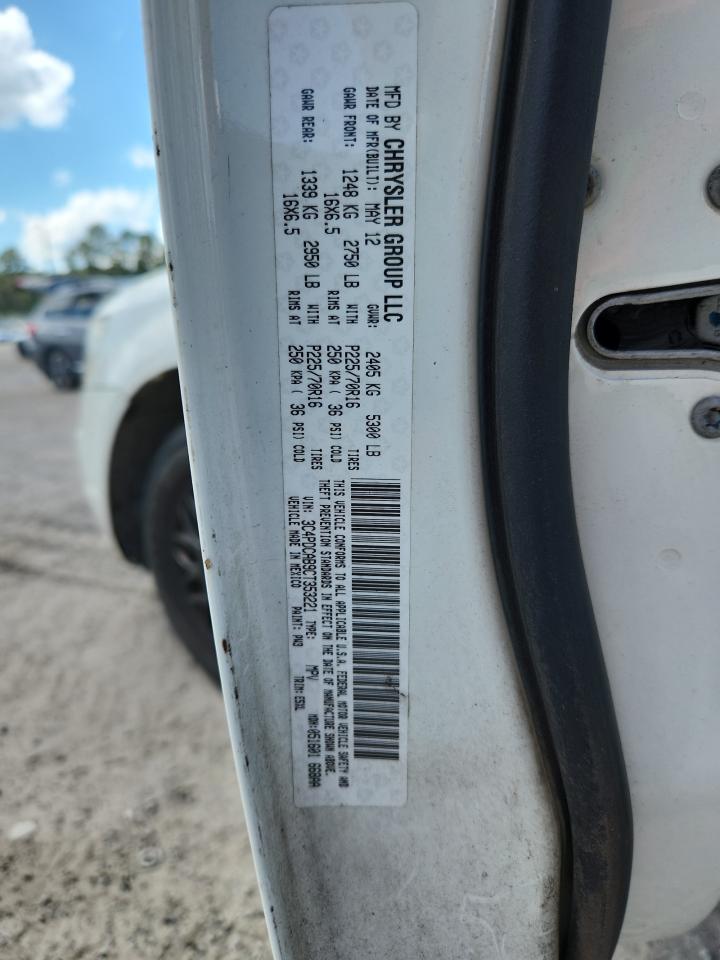 2012 Dodge Journey Se VIN: 3C4PDCAB9CT353221 Lot: 83983955