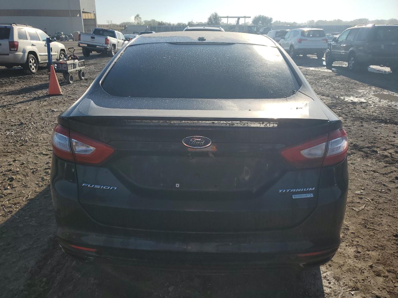 2014 Ford Fusion Titanium VIN: 3FA6P0K90ER136112 Lot: 81823715