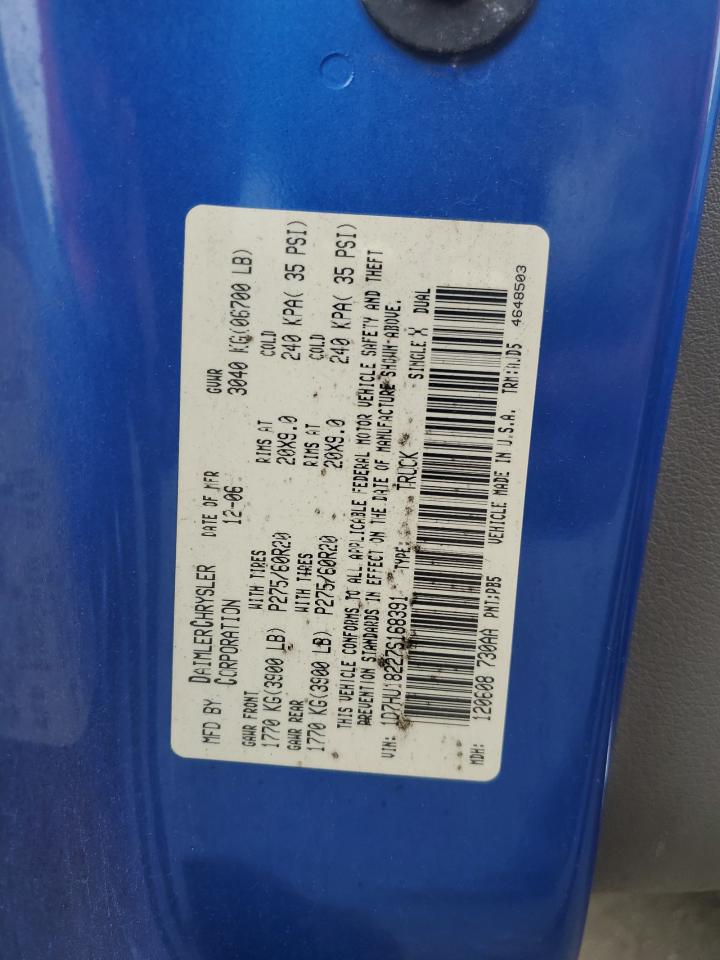 2007 Dodge Ram 1500 St VIN: 1D7HU18227S168391 Lot: 83904175