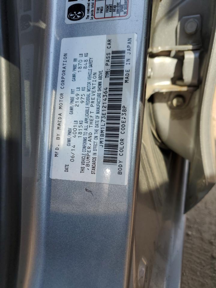 2014 Mazda 3 Touring VIN: JM1BM1L73E1214364 Lot: 71423435