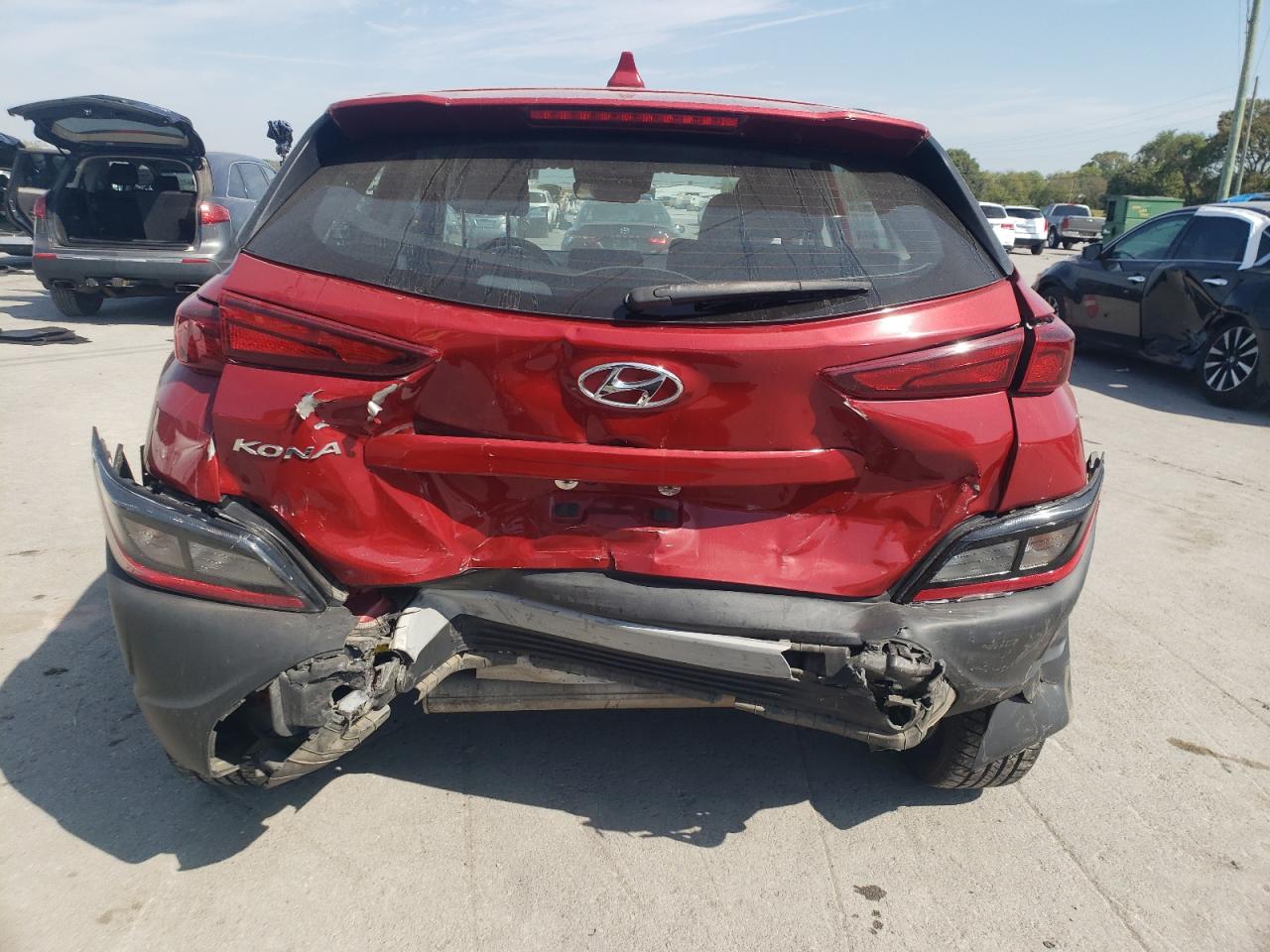 2022 Hyundai Kona Sel VIN: KM8K22AB9NU887799 Lot: 81549275