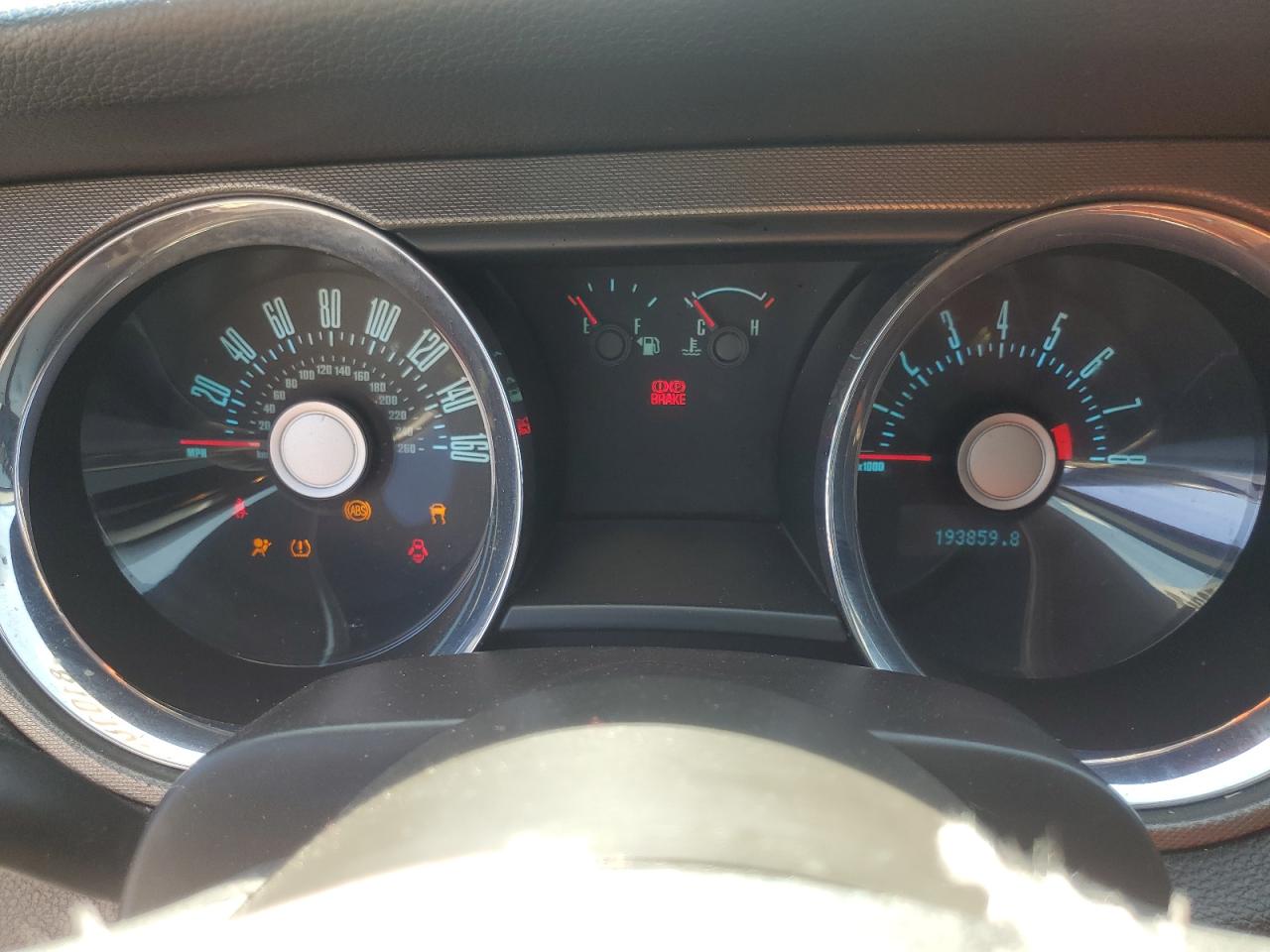 2012 Ford Mustang VIN: 1ZVBP8AM8C5249459 Lot: 81010995