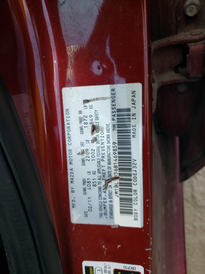 2011 Mazda 3 S VIN: JM1BL1U56B1469859 Lot: 71585655