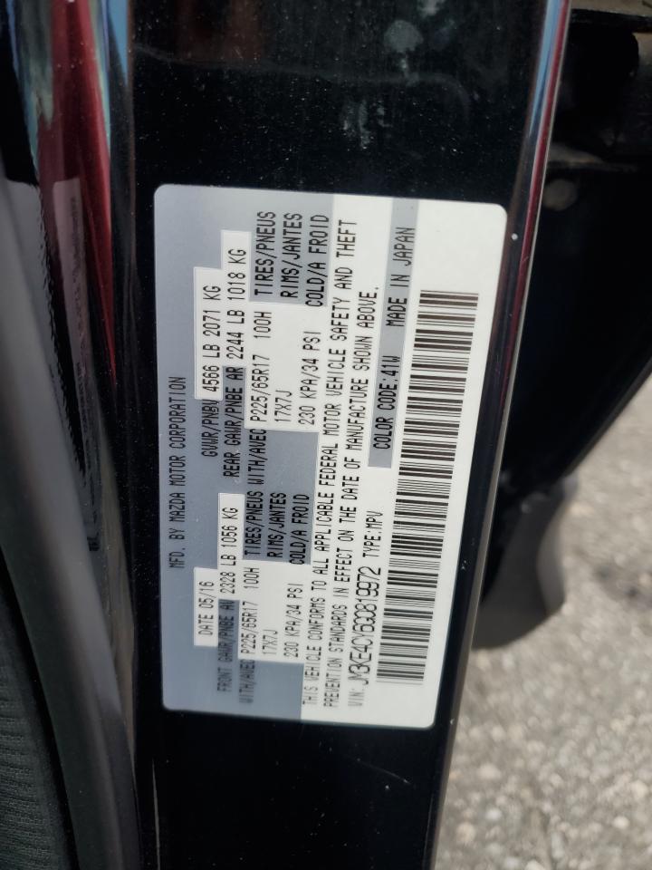 2016 Mazda Cx-5 Touring VIN: JM3KE4CY6G0819972 Lot: 81242025