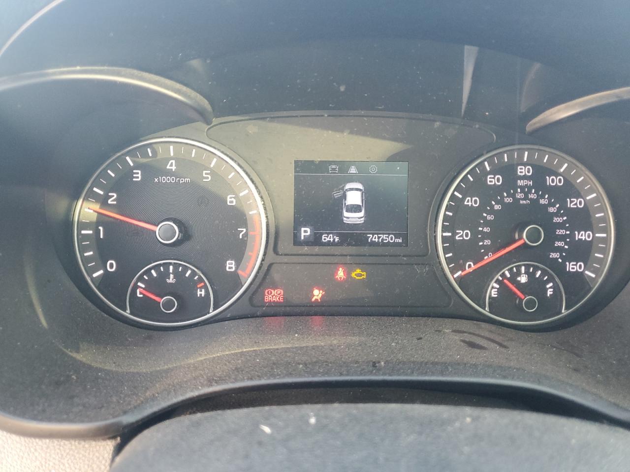 2019 Kia Optima Lx VIN: 5XXGT4L36KG375217 Lot: 71154325