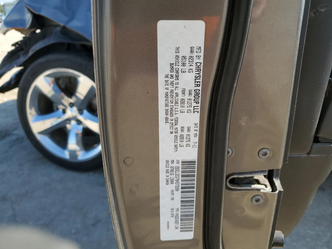 2011 Dodge Charger VIN: 2B3CL3CG7BH579390 Lot: 80555325