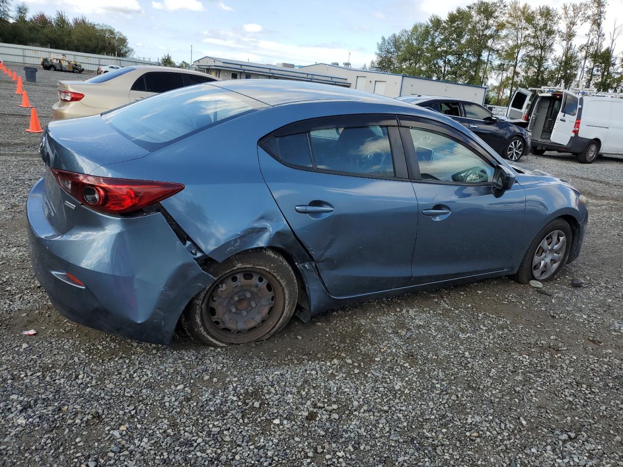 2016 Mazda 3 Sport blue null gas JM1BM1T70G1279207 photo #4