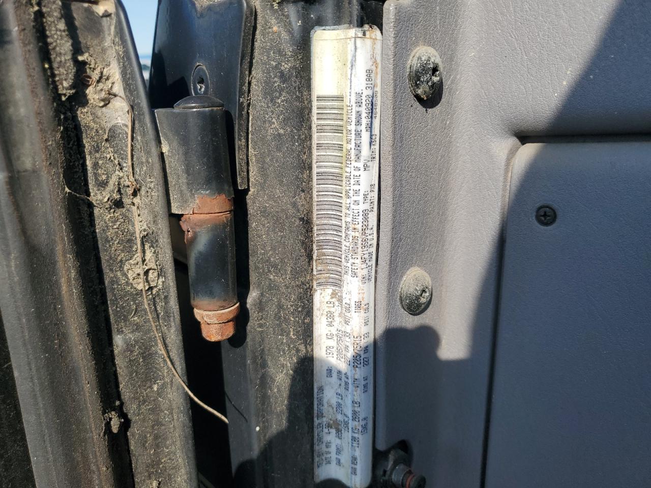 1997 Jeep Wrangler / Tj Sport VIN: 1J4FY19S6VP523089 Lot: 72020875