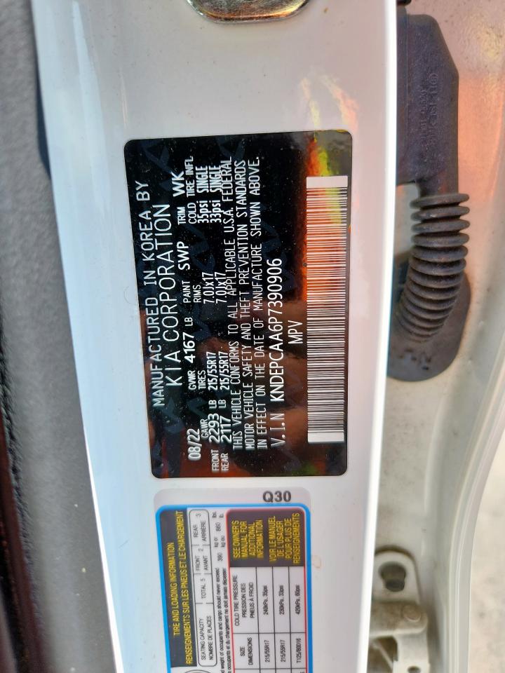 2023 Kia Seltos Lx VIN: KNDEPCAA6P7390906 Lot: 70380785