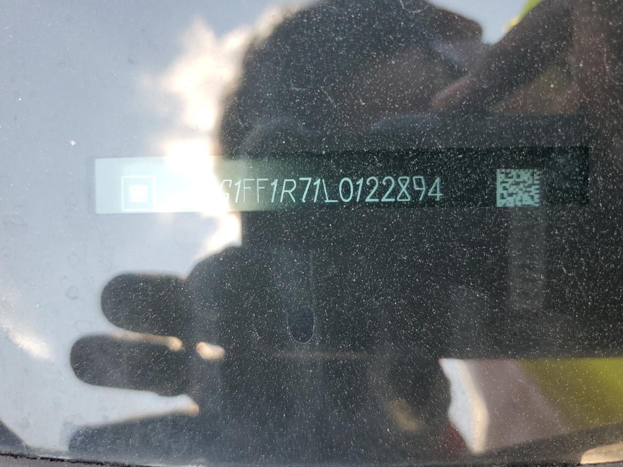 2020 Chevrolet Camaro Lz VIN: 1G1FF1R71L0122894 Lot: 71469835