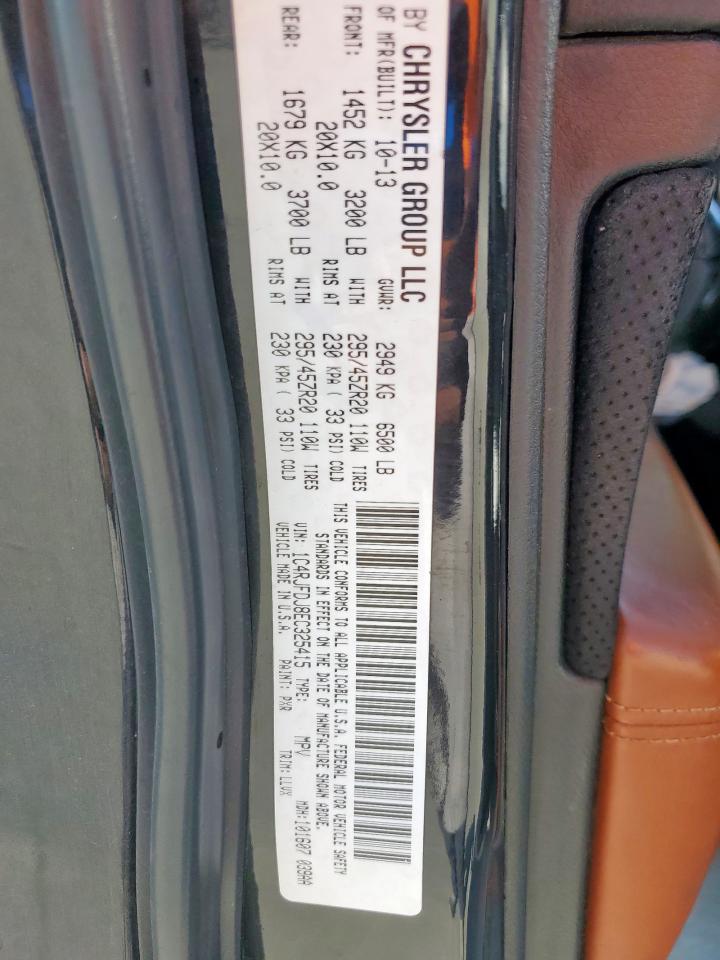 2014 Jeep Grand Cherokee Srt-8 VIN: 1C4RJFDJ8EC25415 Lot: 80197385