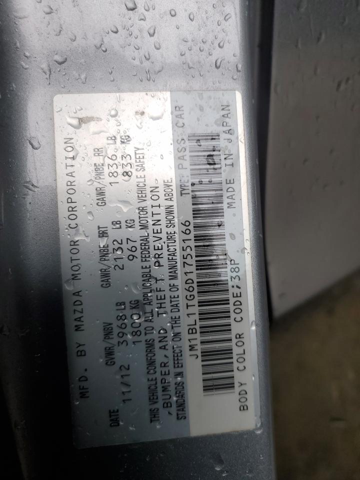 2013 Mazda 3 I VIN: JM1BL1TG6D1755166 Lot: 81921995