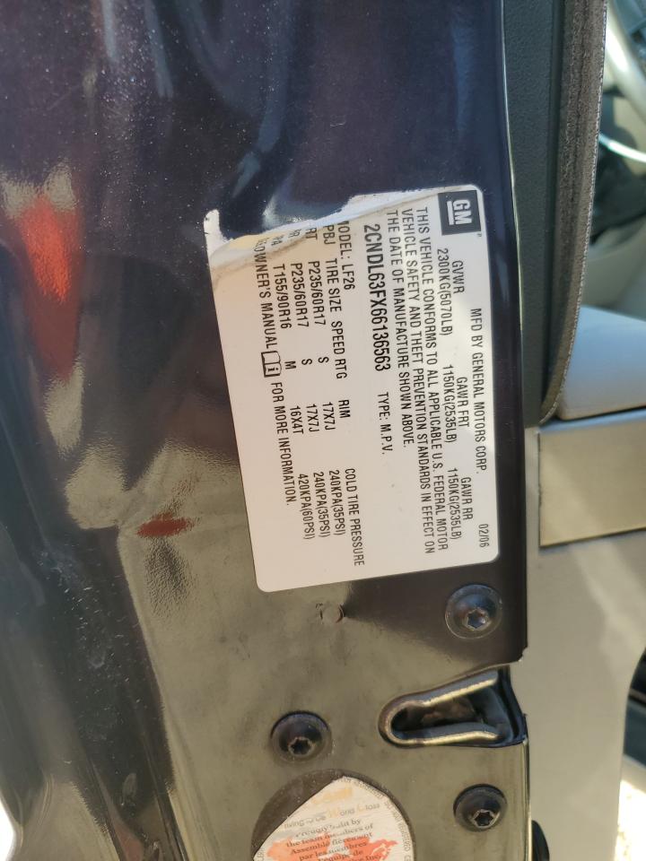 2006 Chevrolet Equinox Lt VIN: 2CNDL63FX66136563 Lot: 80387875