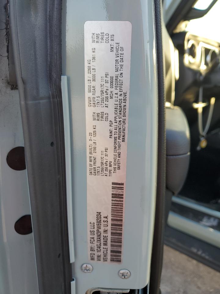 2023 Jeep Wrangler Sport VIN: 1C4GJXAN3PW692034 Lot: 84386725