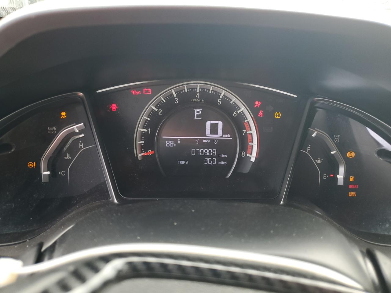2018 Honda Civic Lx VIN: SHHFK7H23JU234461 Lot: 81456085