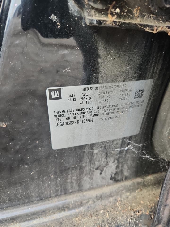 2013 Cadillac Ats Premium VIN: 1G6AM5S3XD0133564 Lot: 81718605