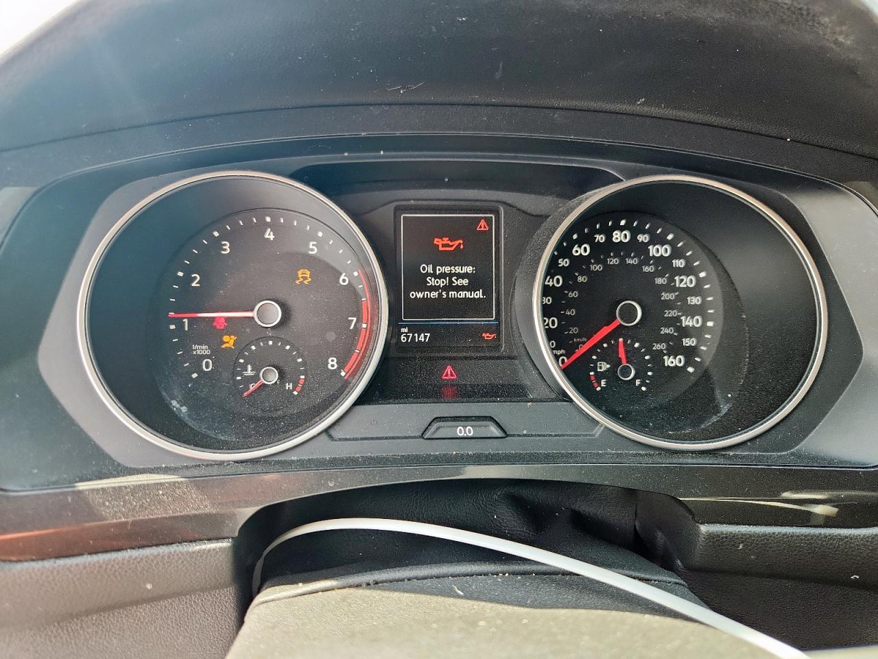 2019 Volkswagen Tiguan S VIN: 3VV1B7AX7KM155827 Lot: 82087265