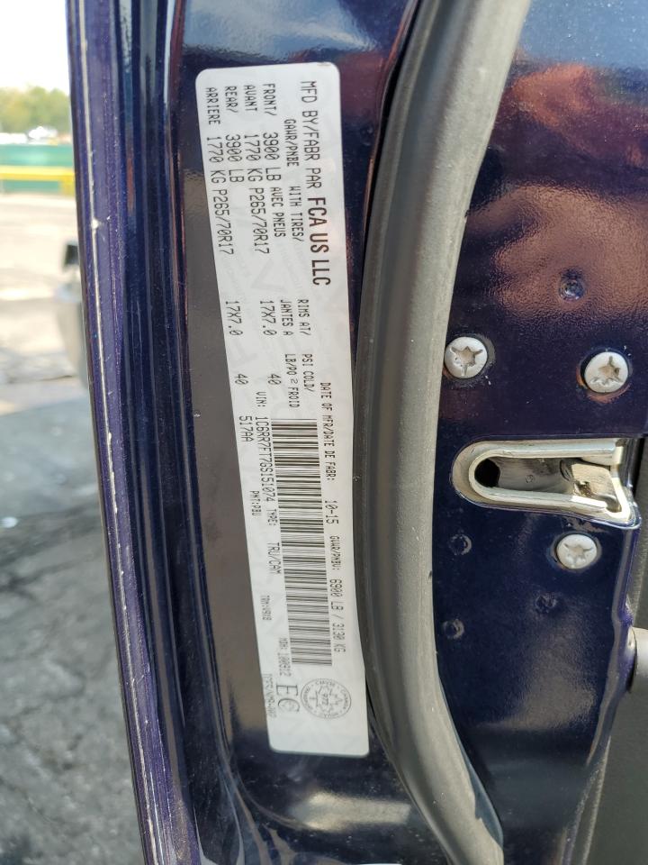 2016 Ram 1500 St VIN: 1C6RR7FT7GS151074 Lot: 71435975