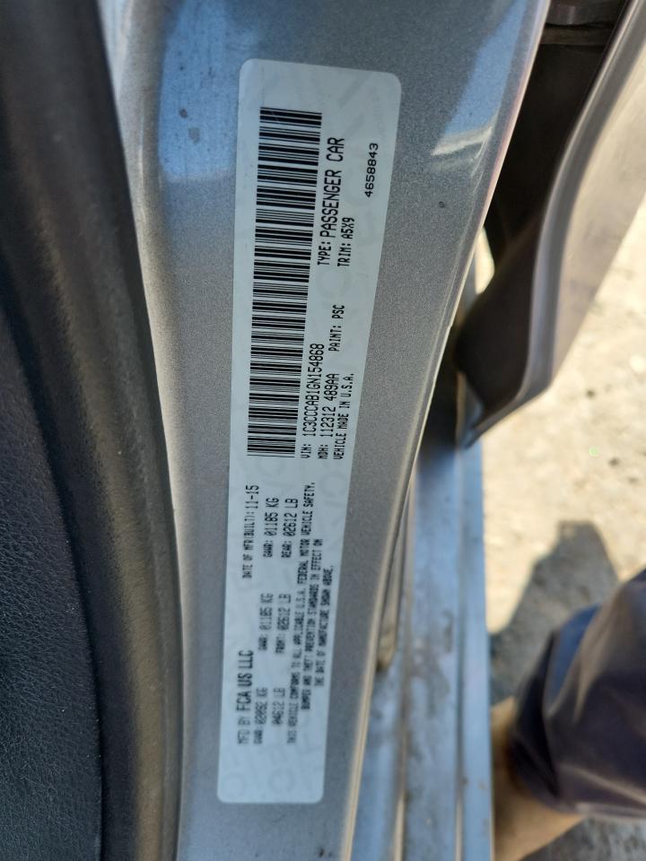 2016 Chrysler 200 Limited VIN: 1C3CCCAB1GN154868 Lot: 70670195