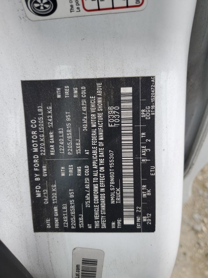 2013 Ford Transit Connect Xlt VIN: NM0LS7BN6DT155307 Lot: 81617645