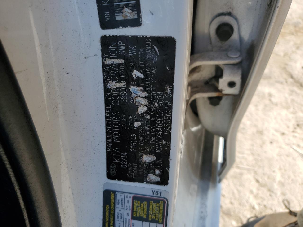 2014 Kia Forte Lx VIN: KNAFX4A68E5219084 Lot: 71051595