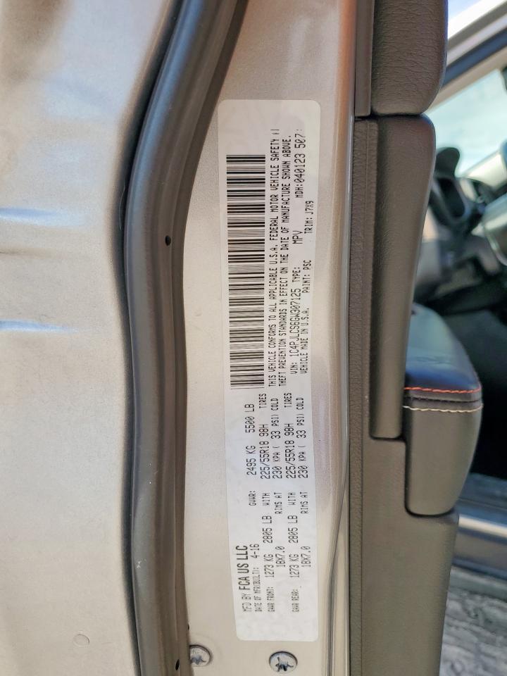 2016 Jeep Cherokee Latitude VIN: 1C4PJLCS6GW307125 Lot: 84527095