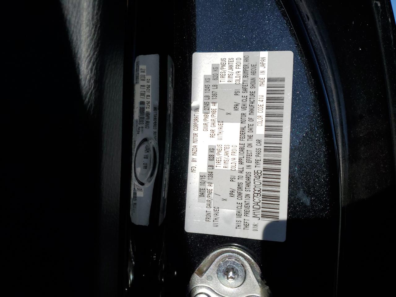 2016 Mazda Mx-5 Miata Club VIN: JM1NDAC79G0107485 Lot: 81497885