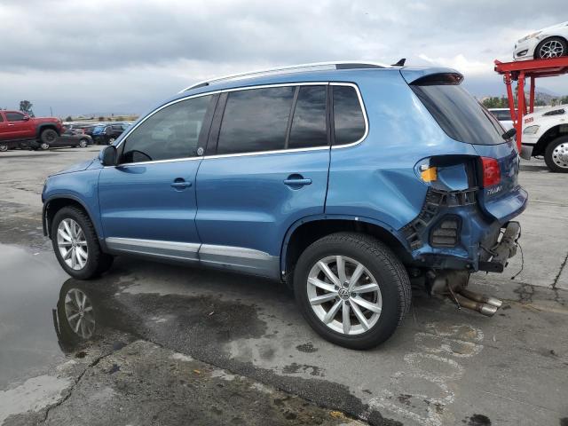  VOLKSWAGEN TIGUAN 2017 Синий