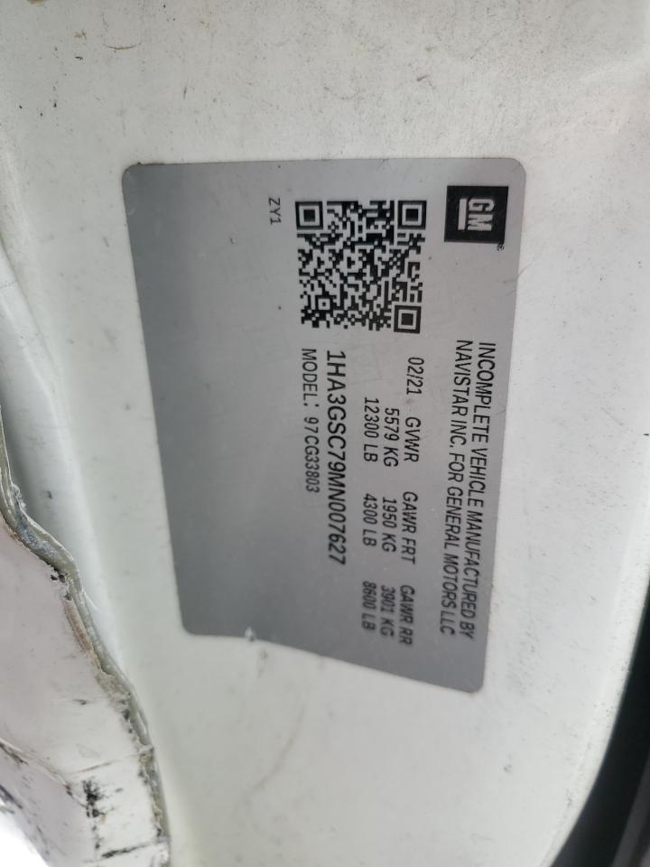 2021 Chevrolet Express G3500 VIN: 1HA3GSC79MN007627 Lot: 81494455