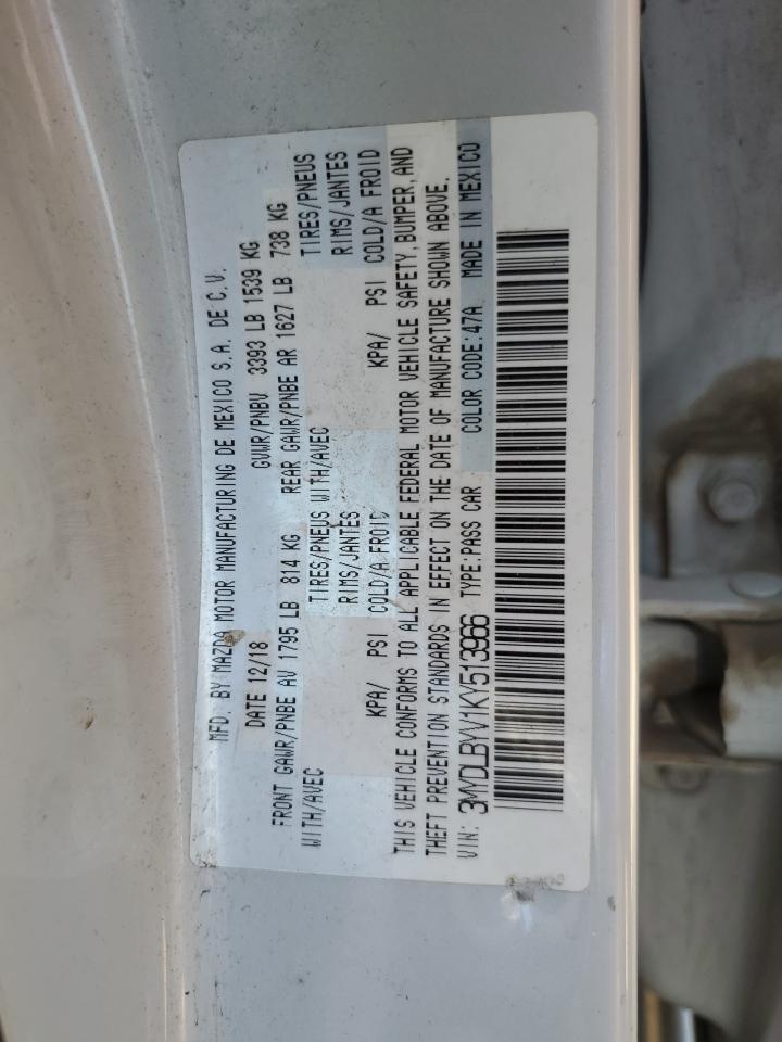 2019 Toyota Yaris L VIN: 3MYDLBYV1KY513966 Lot: 81052945