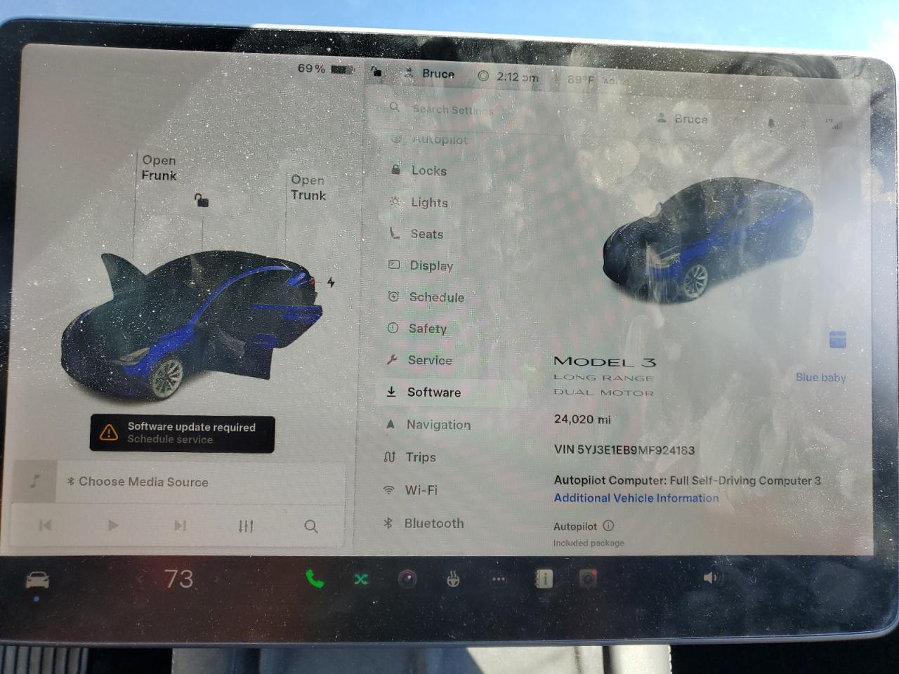 2021 Tesla Model 3 VIN: 5YJ3E1EB9MF924183 Lot: 71287175