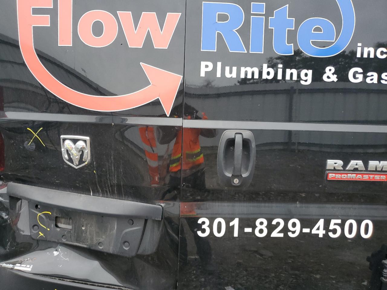 2022 Ram Promaster 2500 2500 High VIN: 3C6LRVDG4NE100728 Lot: 93359555