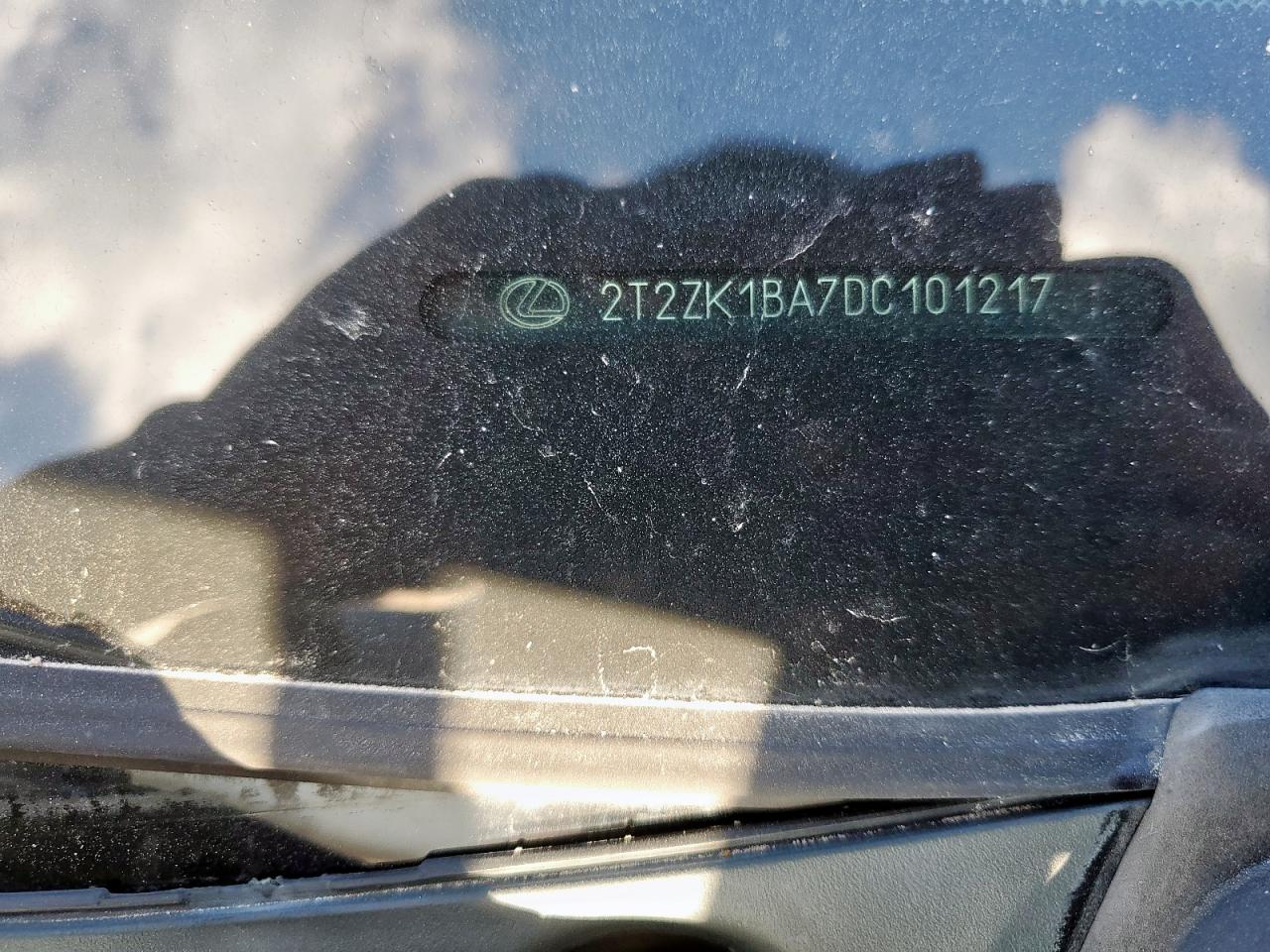 2013 Lexus Rx 350 VIN: 2T2ZK1BA7DC101217 Lot: 81756405