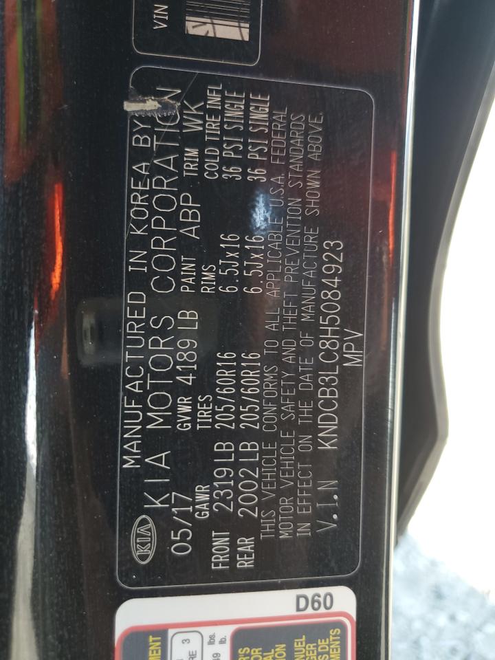 2017 Kia Niro Fe VIN: KNDCB3LC8H5084923 Lot: 71467405