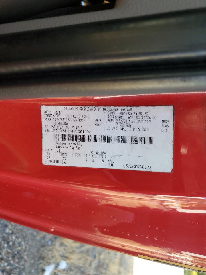 2017 Ford F550 Super Duty VIN: 1FD0X5HT1HEC91190 Lot: 71888675