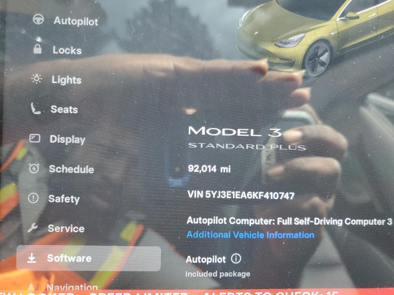 2019 Tesla Model 3 VIN: 5YJ3E1EA6KF410747 Lot: 71183455