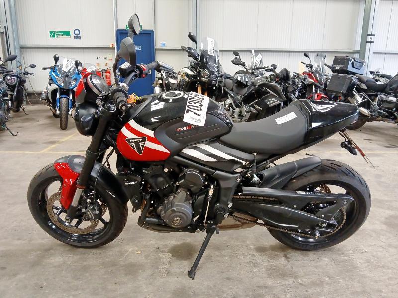 2025 TRIUMPH TRIDENT 660  for sale at Copart NEWBURY