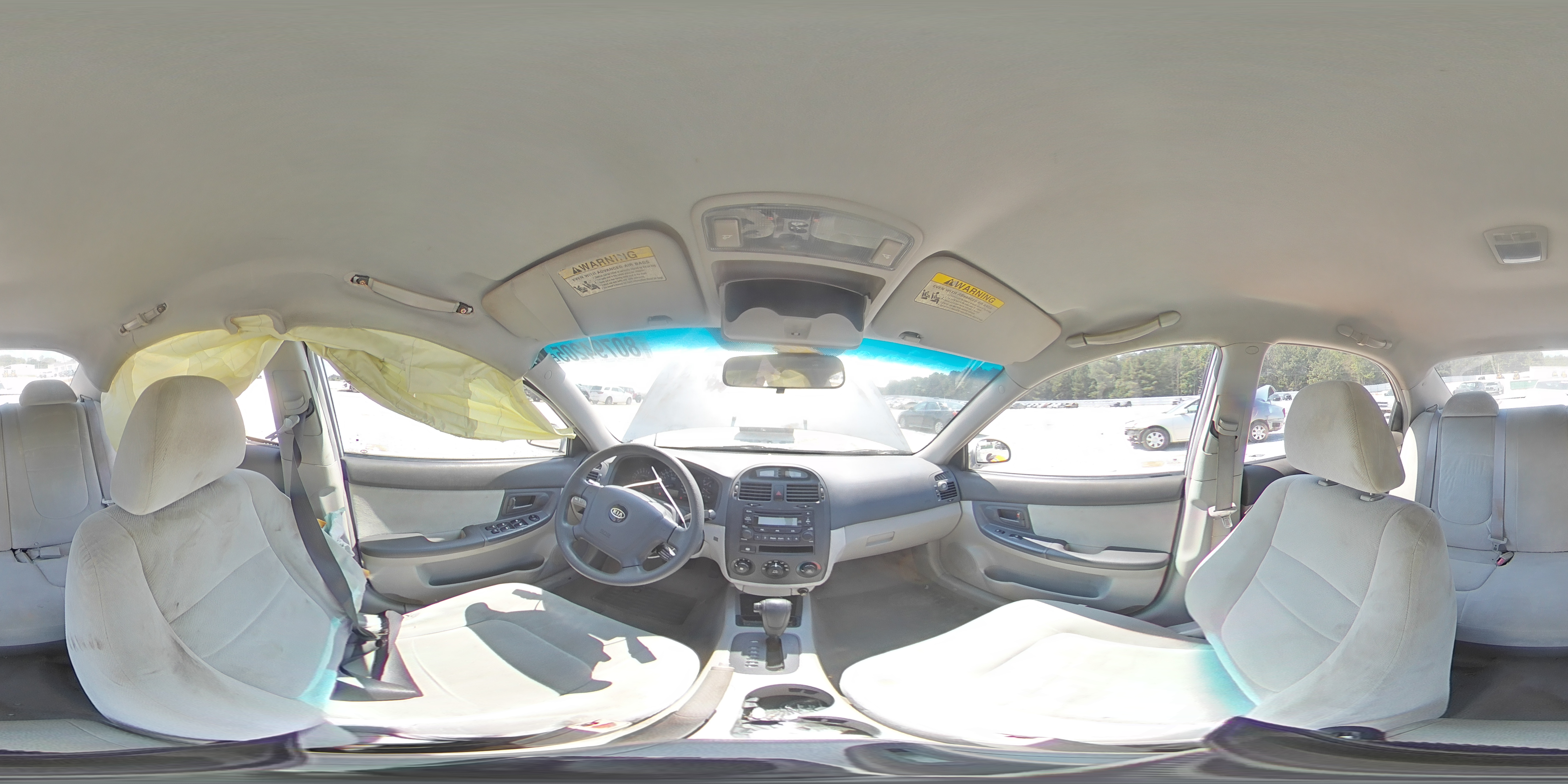 2005 Kia Spectra VIN: KNAFE121255097821 Lot: 80794205