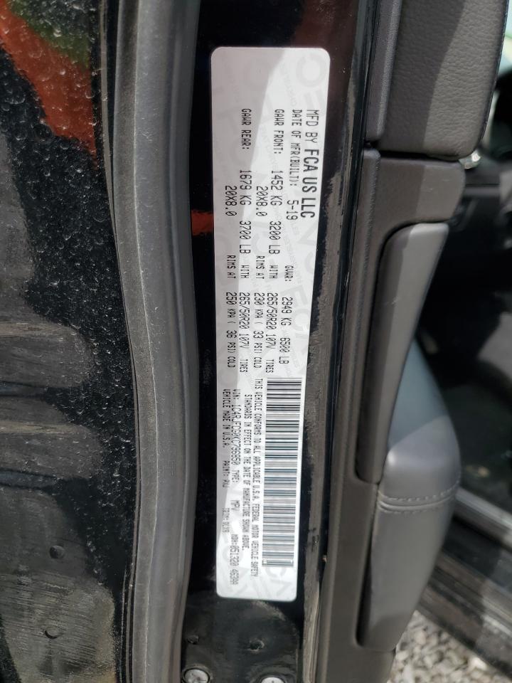 2019 Jeep Grand Cherokee Overland VIN: 1C4RJFCG0KC796850 Lot: 83977005