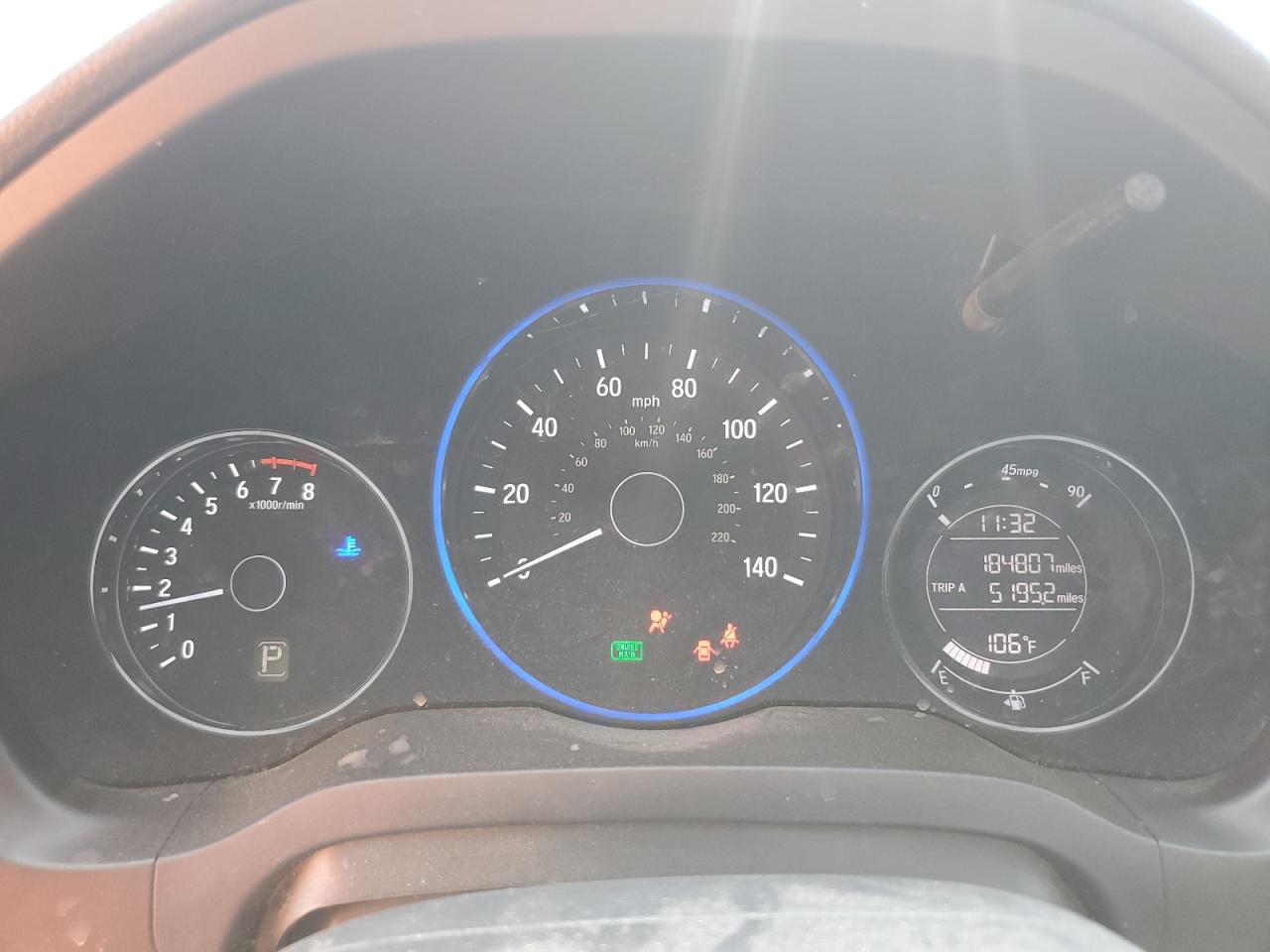 2016 Honda Hr-V Lx VIN: 3CZRU6H33GM708161 Lot: 80663495