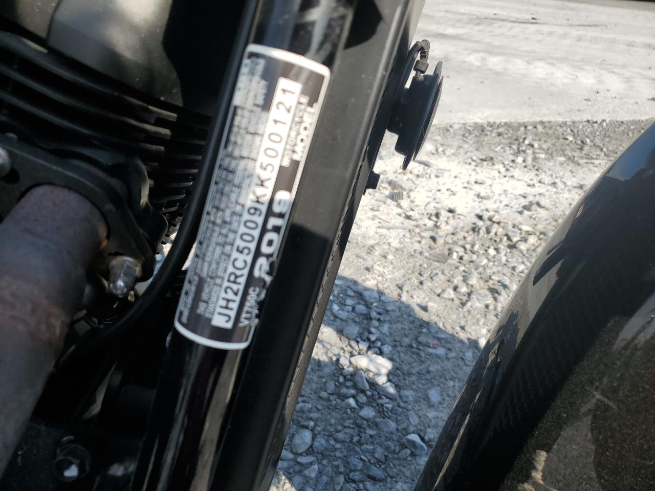 2019 Honda Vt750 C VIN: JH2RC5009KK500121 Lot: 83840195