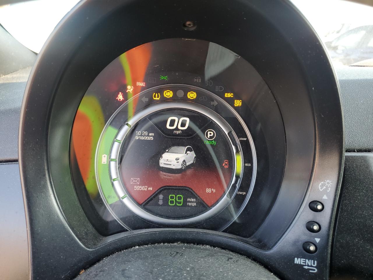 2017 Fiat 500 Electric VIN: 3C3CFFGE6HT525325 Lot: 81475915