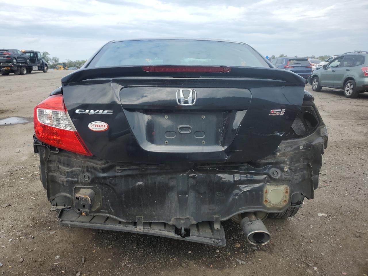 2012 Honda Civic Si VIN: 2HGFB6E52CH704939 Lot: 83866405